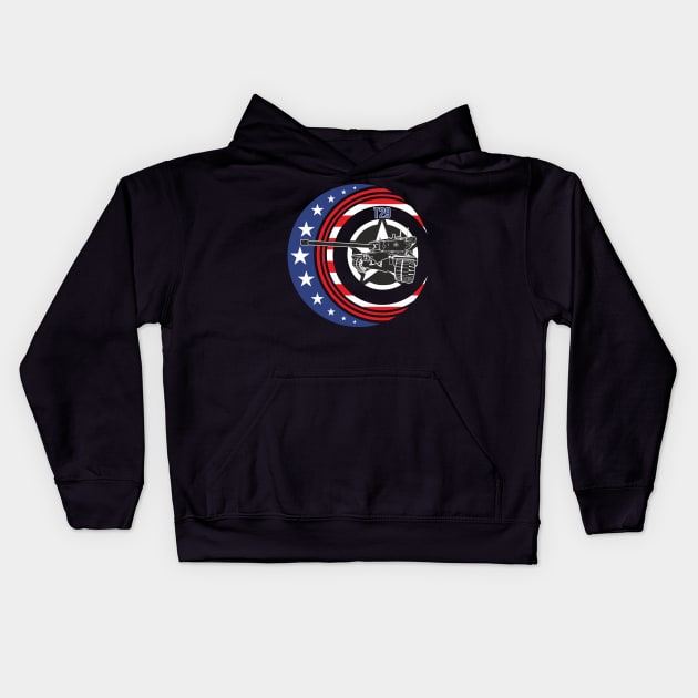 US t29 heavy tank Kids Hoodie by FAawRay